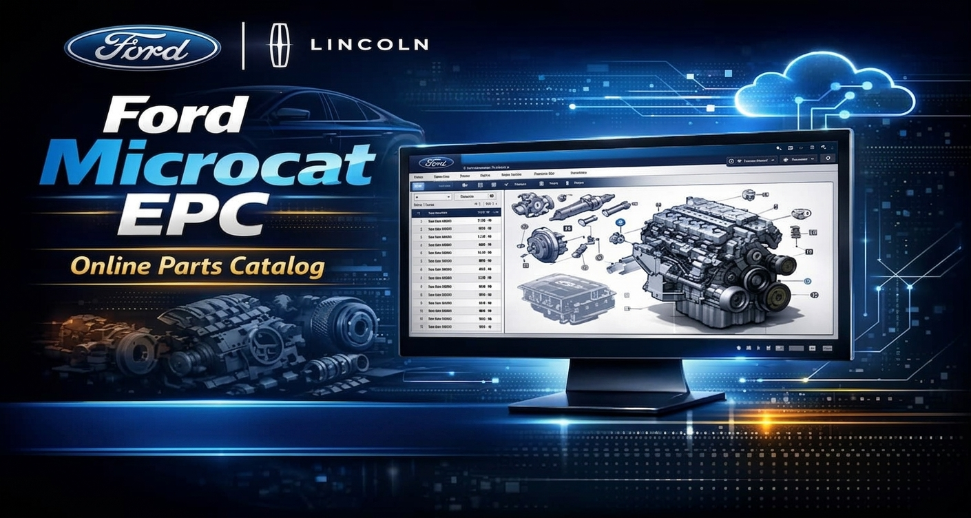 Microcat EPC Electronic Parts Catalog Software Workshop Interface